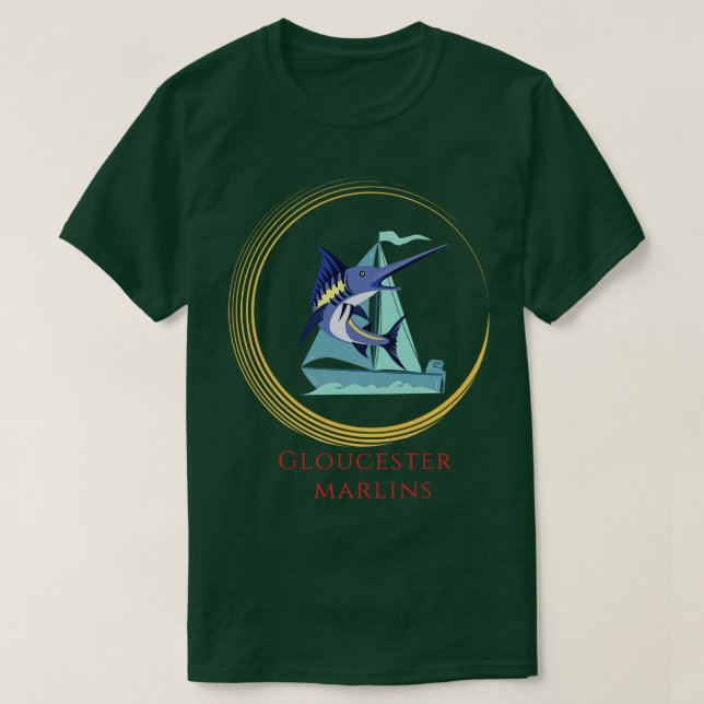 Gloucester Marlins TShirt T Shirt (Design framsida)