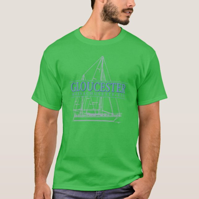Gloucester Massachusetts 1 T Shirt (Framsida)