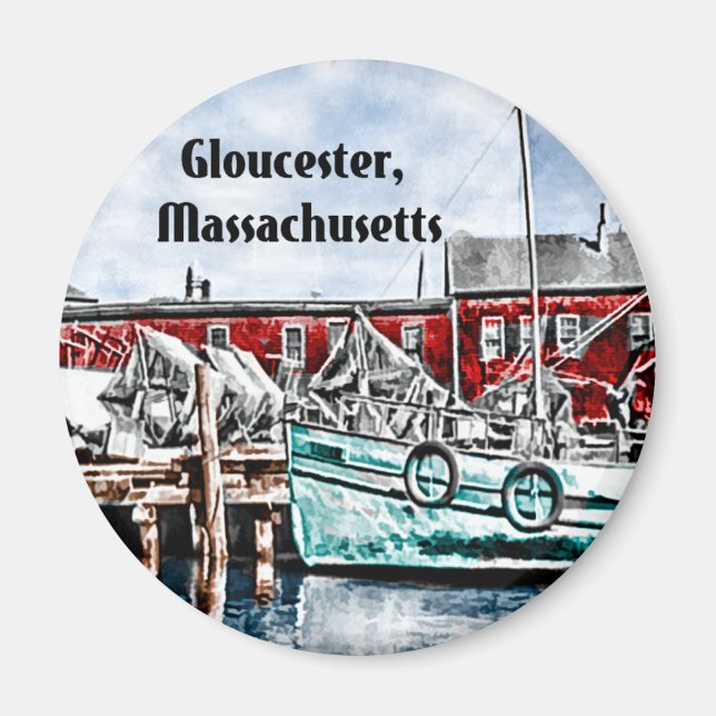 Gloucester, Massachusetts Magnet (Framsidan)