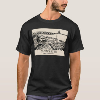 Gloucester Massachusetts Oversized T Shirt