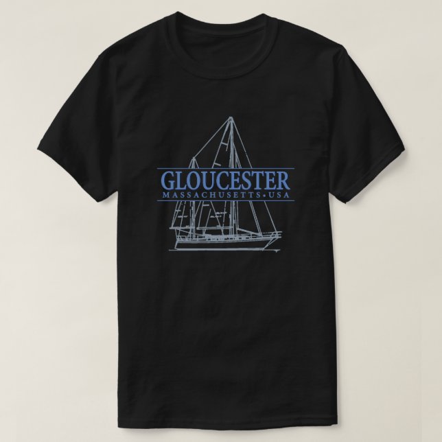 Gloucester Massachusetts T Shirt (Design framsida)