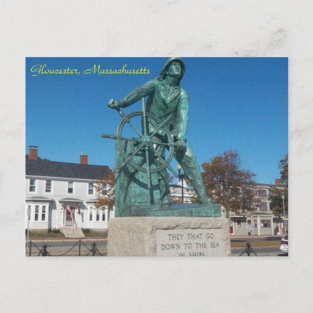 Gloucester, Massachusetts vykort (Framsida)