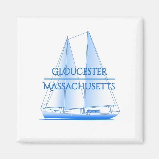Gloucester Nautisk kustsjöfarare Magnet (Framsidan)