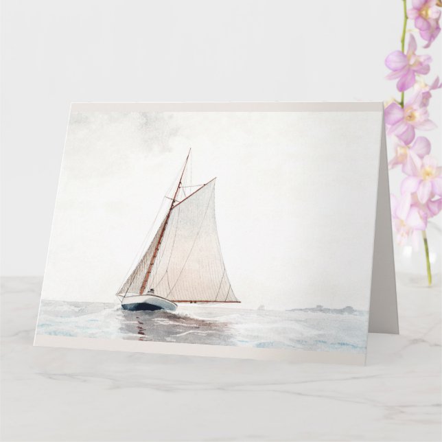 Gloucester segling av Winslow Homer Kort (Orkide)