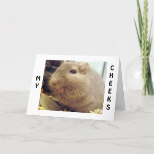 GLOUTING GERBIL ÄR NU UNGARE ÄN BIRTHDAY KORT