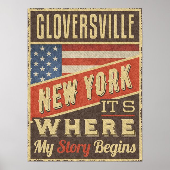 Gloversville New York Poster (Framsidan)