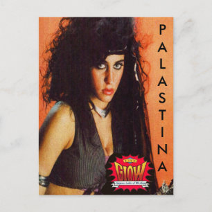 GLOW-brottning med palastina Postcard Vykort