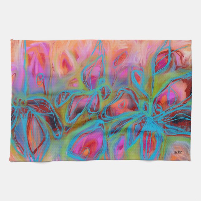 Glow Garden Kitchen Towel Kökshandduk (Horisontell)