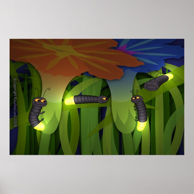 Glow-Mask vid nattPoster Poster (Framsidan)