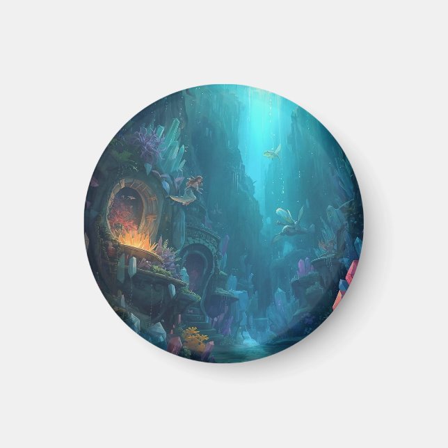 Glow of the Forgotten Depths Magnet (Framsidan)