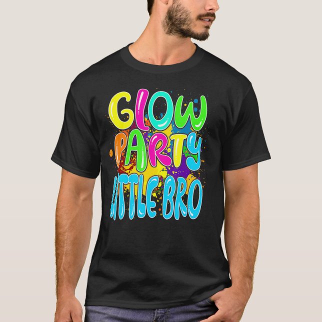 Glow Party Clothing Glow Party Glow Party Little B T Shirt (Framsida)