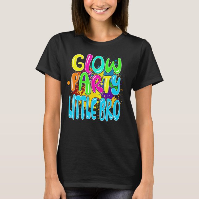 Glow Party Clothing Glow Party Glow Party Little B T Shirt (Framsida)