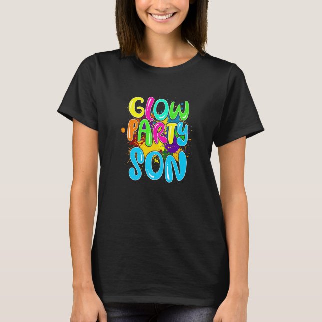 Glow Party Clothing Glow Party Glow Party Son T Shirt (Framsida)