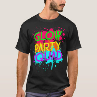 Glow Party Squad Funny Halloween Group T Shirt