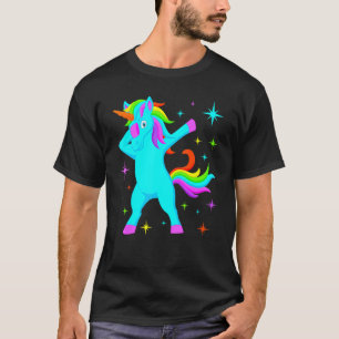 Glow Party Unicorn Squad Neon Ljus Party T Shirt