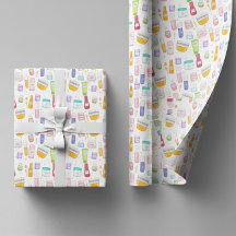 Glow Up Hudvård Presentpapper Rulle