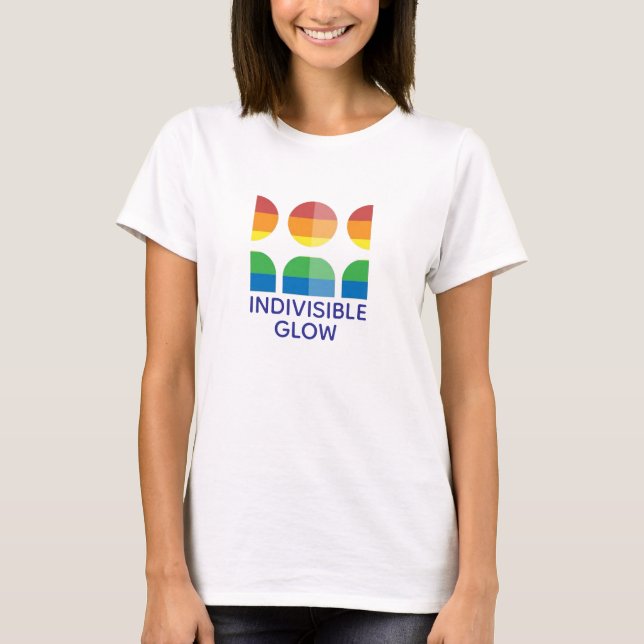 GLOW WITH PRIDE T SHIRT (Framsida)