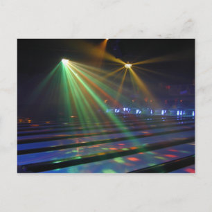 Glow Zon Bowling Vykort