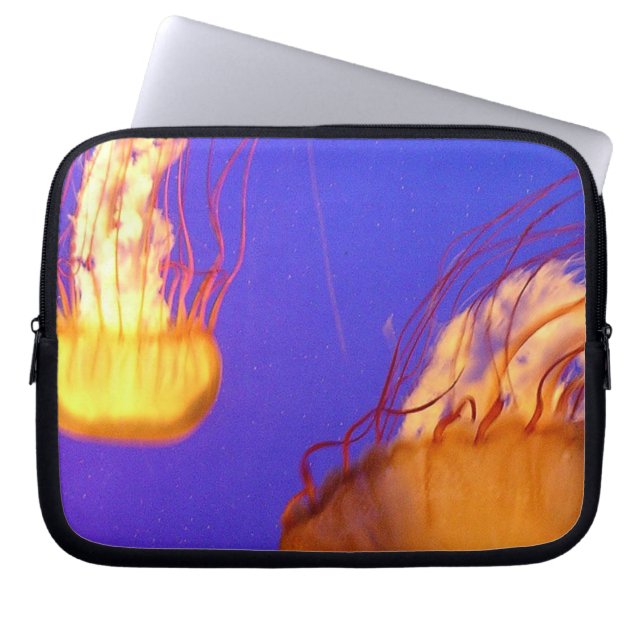 GLOWANDE JELLYFISH LAPTOP SLEEVE (Framsidan)