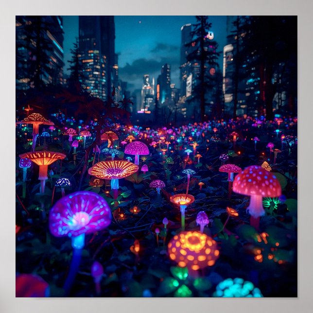 Glowfall Grove Poster (Framsidan)