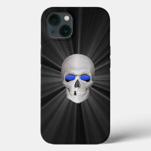 Glowing 3D Skull Fodral-Mate iphone case