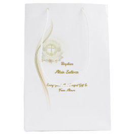 Glowing angels baptism medium gift bags