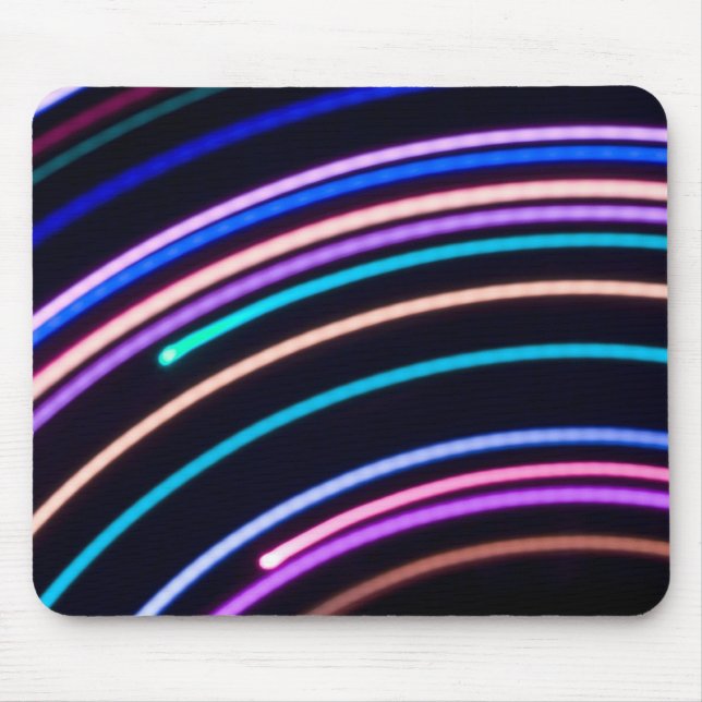 Glowing Arc Mönster - mousepad Musmatta (Framsidan)