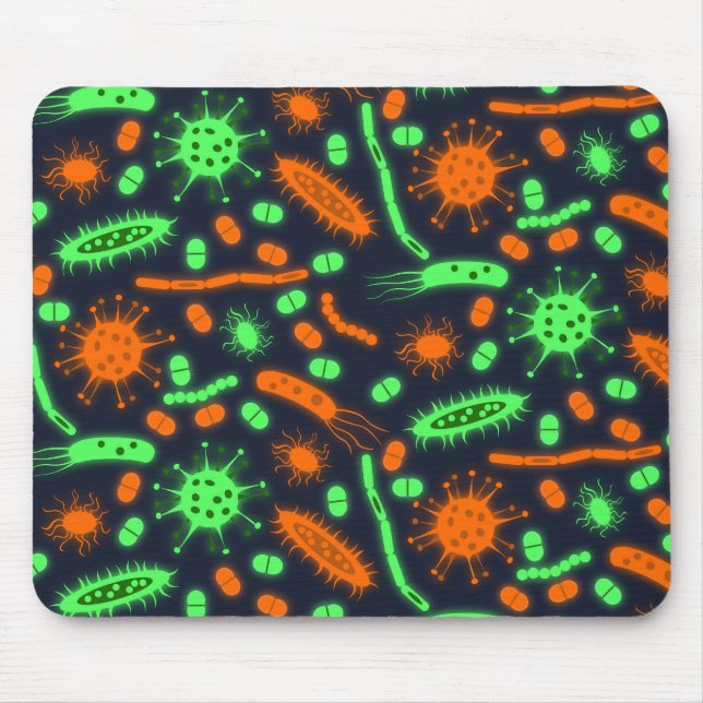 Glowing Bacteria Microorganism toxic orange green Musmatta (Framsidan)