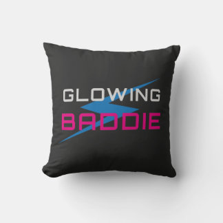 Glowing Baddie Neon Aesthetic Kudde
