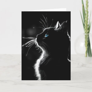 Glowing Black Cat Kort