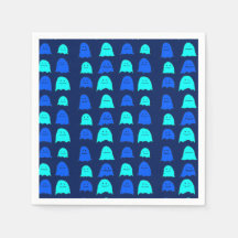 Glowing Blue Halloween Spöken