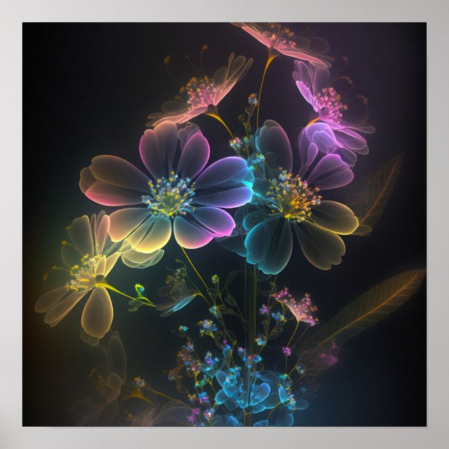 Glowing Bouquet Poster (Framsidan)