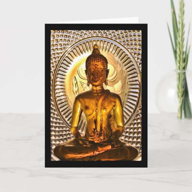 Glowing Buddha Kort (Framsida)