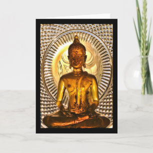 Glowing Buddha Kort