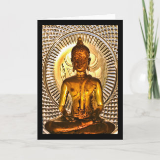 Glowing Buddha Kort