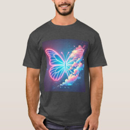Glowing Butterfly Kärlek Manar Tshirt T Shirt