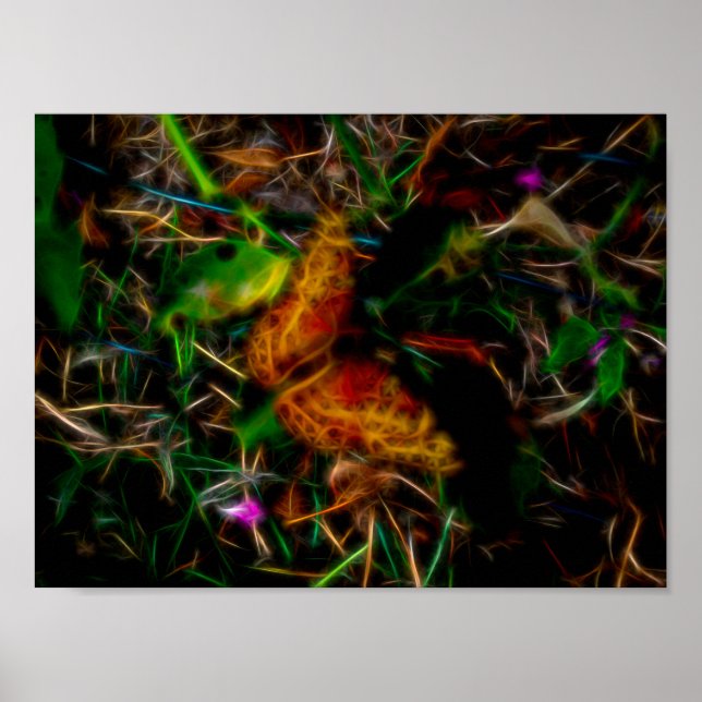 Glowing Butterfly Poster (Framsidan)