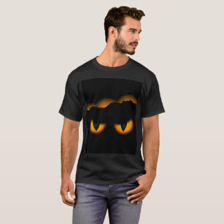 Glowing Cats Ögon T Shirt