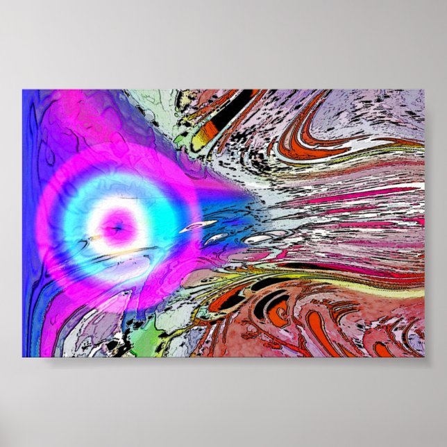 Glowing Comet Poster (Framsidan)