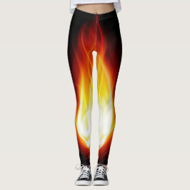 Glowing Flames Leggings