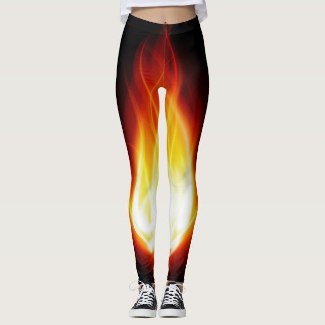 Glowing Flames Leggings (Framsida)