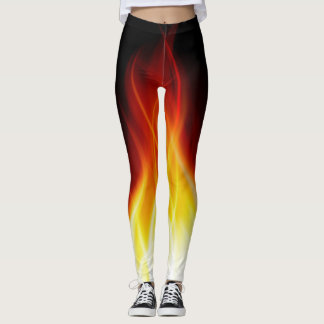 Glowing Flames Leggings