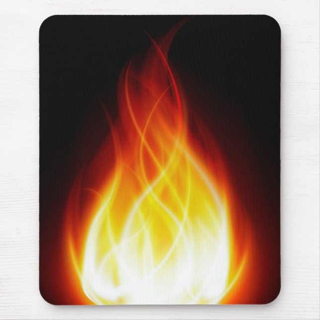 Glowing Flames Mousepad Musmatta (Framsidan)