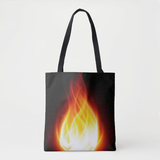 Glowing Flames Tote Tygkasse (Framsida)