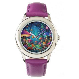 Glowing Forest Lila Watch Armbandsur