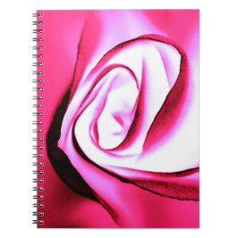 Glowing Fuchsia Ro Notebook Anteckningsbok