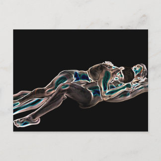 Glowing Gay Kärlek Vykort