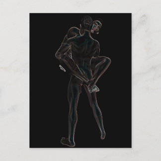 Glowing Gay Kärlek Vykort