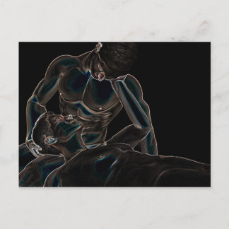 Glowing Gay Kärlek Vykort