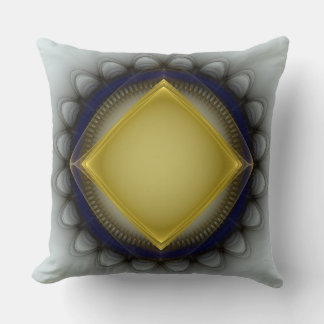 Glowing geometric ornament kudde